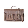 Antique Lamb Flap Closure Briefcase